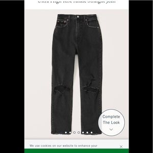 COPY - Abercrombie and Fitch Ankle Straight Jeans
